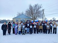 В Самойловке прошли лыжные гонки среди школьников